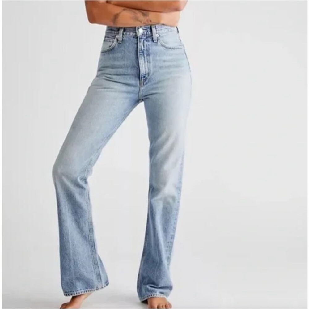 Agolde Light Blue Flare Jeans